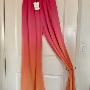 Allison Women's Vibrant Ombre Wide Leg Pants